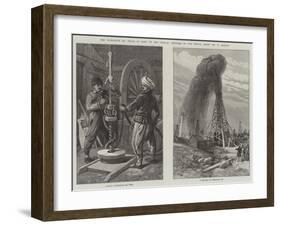 The Petroleum Oil Wells at Baku on the Caspian-William 'Crimea' Simpson-Framed Giclee Print