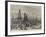 The Petroleum Oil Wells at Baku, on the Caspian-William 'Crimea' Simpson-Framed Giclee Print