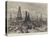 The Petroleum Oil Wells at Baku, on the Caspian-William 'Crimea' Simpson-Stretched Canvas