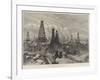 The Petroleum Oil Wells at Baku, on the Caspian-William 'Crimea' Simpson-Framed Giclee Print