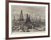 The Petroleum Oil Wells at Baku, on the Caspian-William 'Crimea' Simpson-Framed Giclee Print