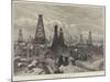 The Petroleum Oil Wells at Baku, on the Caspian-William 'Crimea' Simpson-Mounted Giclee Print