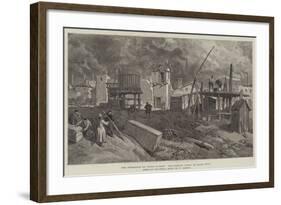 The Petroleum Oil Wells at Baku, the Tcherny Gorod, or Black Town-William 'Crimea' Simpson-Framed Giclee Print