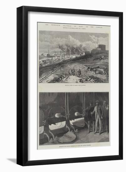 The Petroleum Oil-Wells of Baku, on the Caspian-William 'Crimea' Simpson-Framed Giclee Print