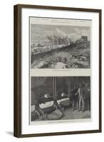 The Petroleum Oil-Wells of Baku, on the Caspian-William 'Crimea' Simpson-Framed Giclee Print
