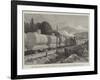 The Petroleum Oil Works of Baku, on the Caspian, Railway Trucks for Oil-null-Framed Giclee Print