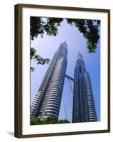 The Petronas Twin Towers, Kuala Lumpur, Malaysia, Asia-Robert Francis-Framed Photographic Print