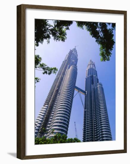 The Petronas Twin Towers, Kuala Lumpur, Malaysia, Asia-Robert Francis-Framed Photographic Print