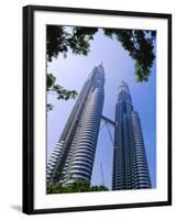 The Petronas Twin Towers, Kuala Lumpur, Malaysia, Asia-Robert Francis-Framed Photographic Print