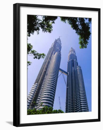 The Petronas Twin Towers, Kuala Lumpur, Malaysia, Asia-Robert Francis-Framed Photographic Print