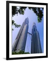 The Petronas Twin Towers, Kuala Lumpur, Malaysia, Asia-Robert Francis-Framed Photographic Print