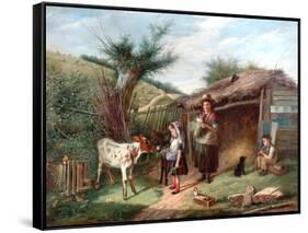 The Pets, 1838-Charles Hunt-Framed Stretched Canvas