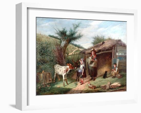 The Pets, 1838-Charles Hunt-Framed Giclee Print