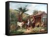 The Pets, 1838-Charles Hunt-Framed Stretched Canvas