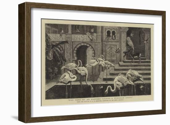 The Pets of an Eastern Palace, a Tunisian Study-Harry Hamilton Johnston-Framed Giclee Print