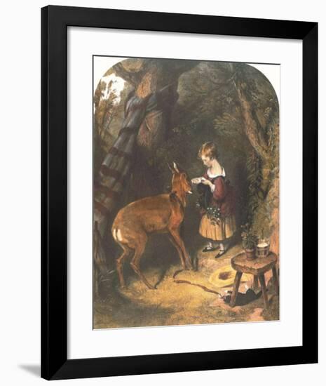 The Pets-Edwin Henry Landseer-Framed Art Print