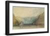 The Pfalz Near Kaub, 1817-J M W Turner-Framed Giclee Print