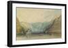 The Pfalz Near Kaub, 1817-J M W Turner-Framed Giclee Print