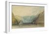 The Pfalz Near Kaub, 1817-J M W Turner-Framed Giclee Print