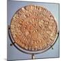 The Phaistos Disc, with Symbols of Unknown Significance, from Crete, circa 1650 BC (Clay)-null-Mounted Giclee Print