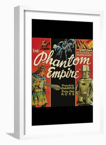 The Phantom Empire-null-Framed Art Print