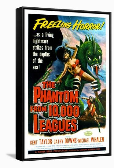 The Phantom From 10,000 Leagues, 1956-null-Framed Stretched Canvas
