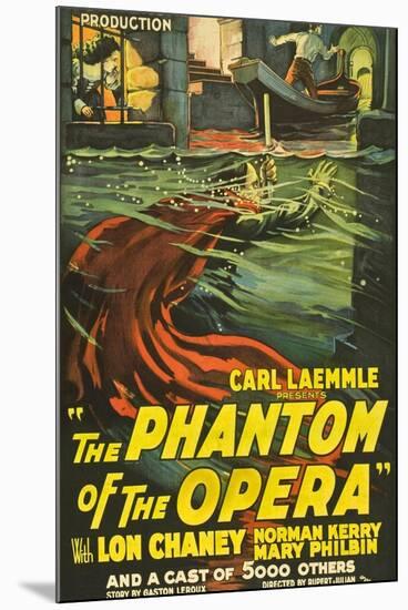 The Phantom of the Opera, 1925, Directed by Rupert Julian-null-Mounted Giclee Print