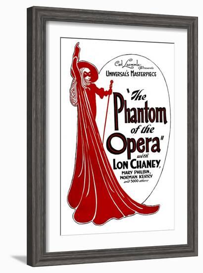 THE PHANTOM OF THE OPERA, 1925.-null-Framed Art Print