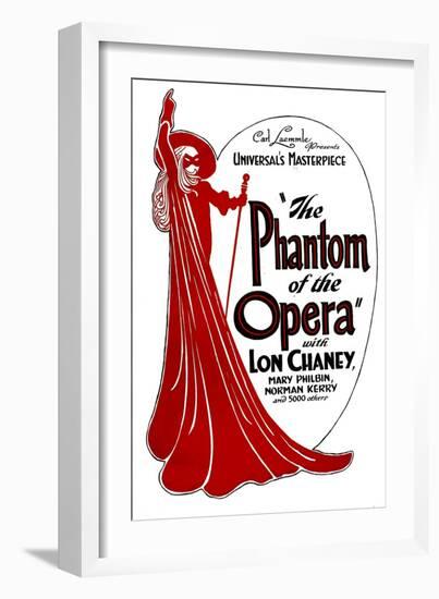 THE PHANTOM OF THE OPERA, 1925.-null-Framed Art Print