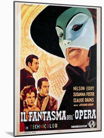 The Phantom of the Opera, (aka Il Fantasma Dell Opera), 1943-null-Mounted Art Print