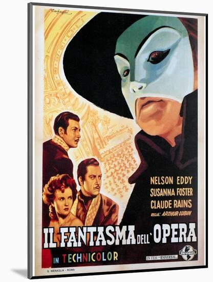 The Phantom of the Opera, (aka Il Fantasma Dell Opera), 1943-null-Mounted Art Print