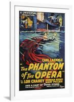 The Phantom of the Opera Movie Lon Chaney 1925-null-Framed Art Print