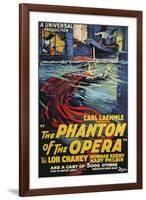 The Phantom of the Opera Movie Lon Chaney 1925-null-Framed Art Print