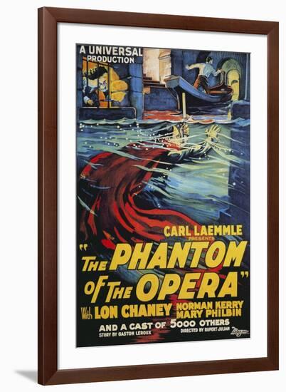 The Phantom of the Opera Movie Lon Chaney 1925-null-Framed Art Print