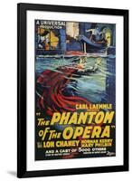 The Phantom of the Opera Movie Lon Chaney 1925-null-Framed Art Print