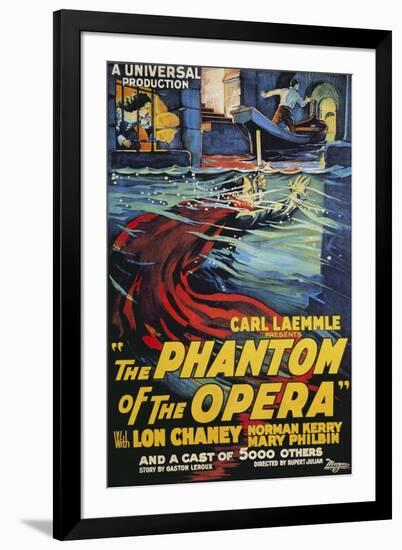 The Phantom of the Opera Movie Lon Chaney 1925-null-Framed Art Print