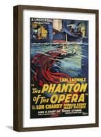 The Phantom of the Opera Movie Lon Chaney 1925-null-Framed Art Print