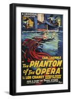 The Phantom of the Opera Movie Lon Chaney 1925-null-Framed Art Print