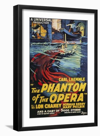 The Phantom of the Opera Movie Lon Chaney 1925-null-Framed Art Print