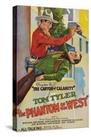 The Phantom of the West - Canyon of Calamity-null-Stretched Canvas