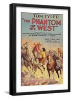 The Phantom of the West - Ghost Riders-null-Framed Art Print