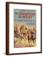 The Phantom of the West - Ghost Riders-null-Framed Art Print