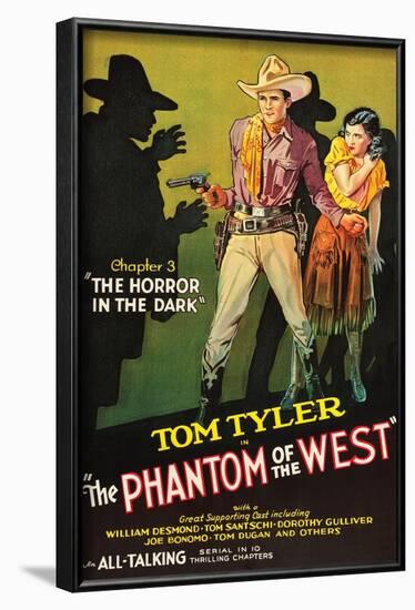 The Phantom of the West - Horror in the Dark-null-Framed Art Print