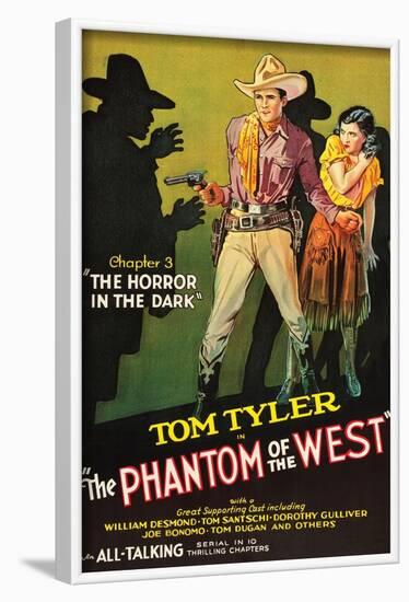 The Phantom of the West - Horror in the Dark-null-Framed Art Print