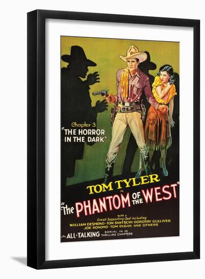 The Phantom of the West - Horror in the Dark-null-Framed Art Print