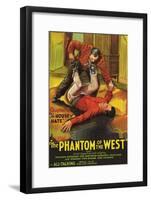 The Phantom of the West - House of Hate-null-Framed Art Print