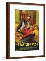 The Phantom of the West - House of Hate-null-Framed Art Print