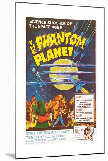 THE PHANTOM PLANET, 1961-null-Mounted Art Print