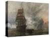 The Phantom Ship-William Lionel Wyllie-Stretched Canvas