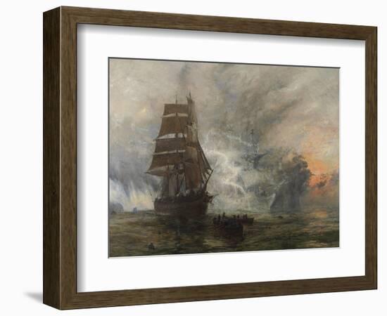 The Phantom Ship-William Lionel Wyllie-Framed Premium Giclee Print